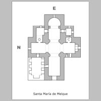 Iglesia de Santa María de Melque, planta Owdki - Planta_SMdM, Wikipedia.jpg